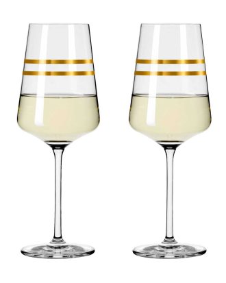 Ritzenhoff Celebration Deluxe Vitvinsglas Stripes 2-pack 40 Cl - Vinglas Kristallglas Klar