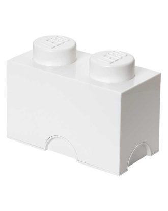Room Copenhagen Lego Förvaringslåda 2 - Småförvaring barn Polypropylen Vit