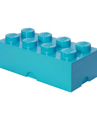 Room Copenhagen Lego® Förvaringslåda 8 Knoppar - Småförvaring barn Polypropylen Medium Azur
