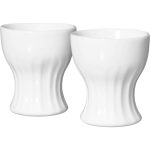 Rörstrand Pli Blanc Äggkopp 2-pack - Äggkoppar Porslin Vit