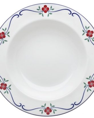 Rörstrand Sundborn Djup Tallrik 24 Cm - Djupa tallrikar Porslin Vit
