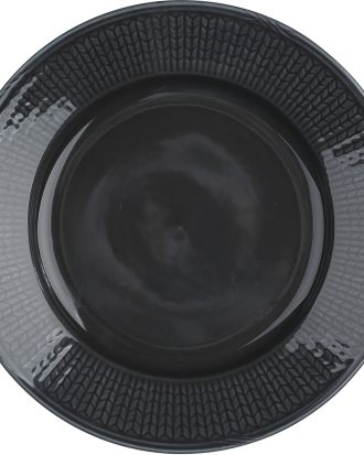 Rörstrand Swedish Grace Tallrik 21 Cm Sten (Mörkgrå) - Assietter Porslin Sten (Mörkgrå)