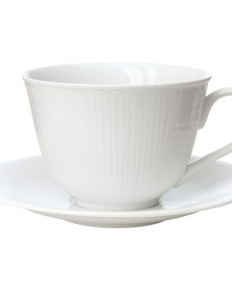Rörstrand Swedish Grace Tegods 45 Cl Snö (Vit) - Tekoppar Porslin Snö (Vit)