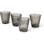 Rosendahl Copenhagen Delta Vattenglas 26 Cl 4-pack - Dricksglas Munblåst Glas Smoke