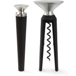 Rosendahl Copenhagen Grand Cru Set Med Korkskruv + Kapsylöppnare / Stål - Vinöppnare Plast Svart