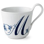 Royal Copenhagen Alphabet Mugg 33 Cl M - Kaffekoppar Porslin Vit