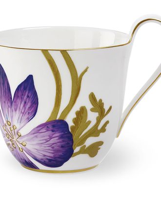 Royal Copenhagen Flora Kopp 33 Cl Pansy - Kaffekoppar Porslin Vit