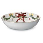 Royal Copenhagen Star Fluted Christmas Skål 1,75 L - Serveringsskålar