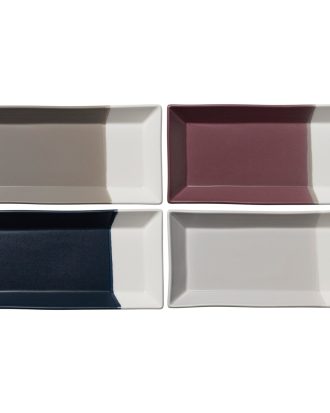 Royal Doulton Coffee Studio Brickor 4-pack - Brickor Porslin Grå