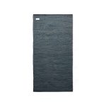 Rug Solid Cotton Matta 60x90 Cm - Bomulls- & Trasmattor Bomull Steel Grey