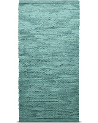 Rug Solid Cotton Matta 65x135 Cm - Bomulls- & Trasmattor Bomull Dusty Jade