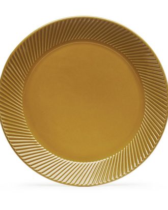 Sagaform Coffee & More Assiett Ø20 Cm - Assietter Stengods Gul