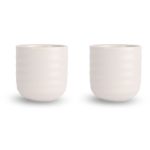 Sagaform Ellen Koppar 18 Cl 2-pack - Espressokoppar Stengods Benvit