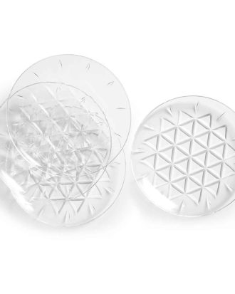 Sagaform Picknick Tallrik 20 Cm 4-pack - Mattallrikar Akrylplast Klar