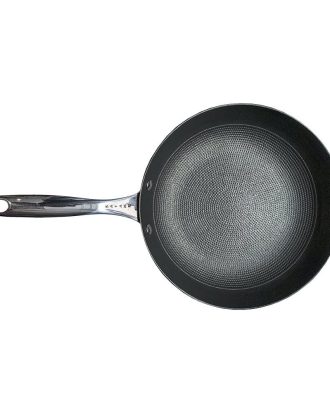Satake Lättvikts Stekpanna Honeycomb Non-stick 28 Cm - Stekpannor Gjutjärn Svart