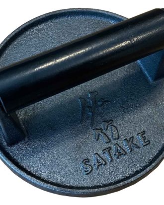 Satake Smash Hamburgerpress - Grillredskap & Grilltillbehör Gjutjärn Svart