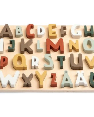 Sebra Abc Träpussel - Leksaker Plywood Multi