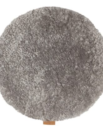 Shepherd Jill Stolsdyna Rund Ø38 Cm Vadderad Granit - Stolsdynor Läder Granite