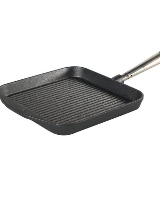 Skeppshult Professional Grillpanna Fyrkantig 25 Cm - Grillpannor Gjutjärn Svart