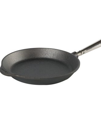 Skeppshult Professional Stekpanna Med Stålhandtag 24 Cm - Stekpannor Gjutjärn Svart