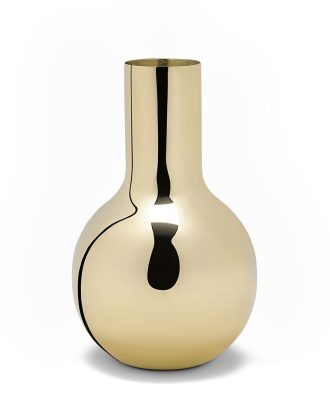 Skultuna Boule Vas Liten - Vaser Mässing Guld