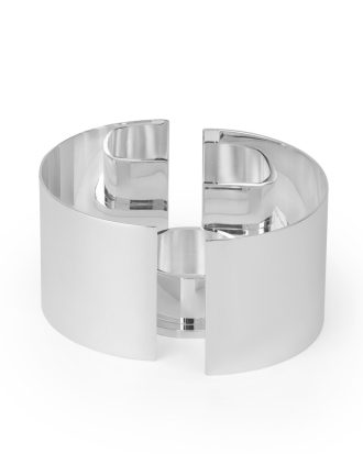 Skultuna Infinity Ljushållare Small - Ljusstakar Pläterad Mässing Silver