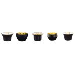 Skultuna Kin Ljuslykta 5-pack - Ljuslyktor Mässing Svart