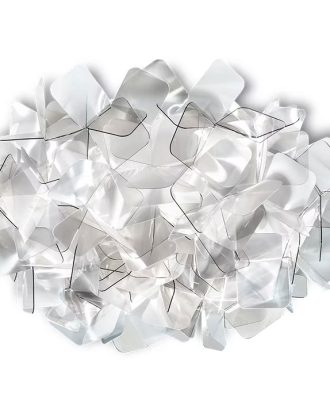 Slamp Clizia Vägg-/taklampa 32 Cm - Plafonder Cristalflex® Fumé