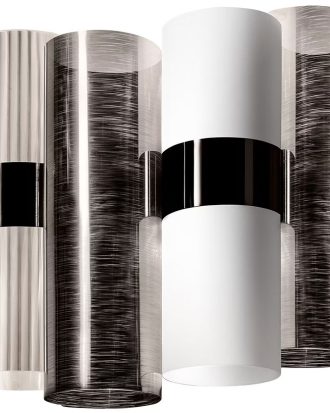 Slamp La Lollo Applique Vägglampa Pewter - Vägglampor Lentiflex® Tenn