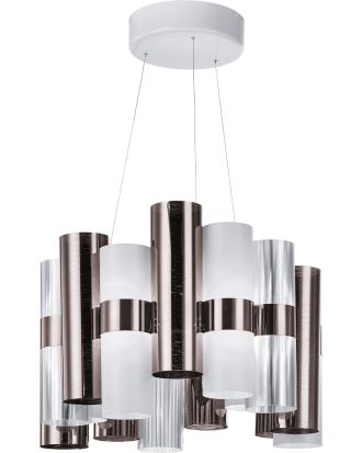 Slamp La Lollo Ljuskrona Medium Pewter - Taklampor Lentiflex® Tenn
