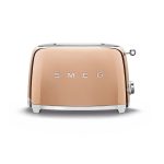 Smeg Brödrost 2 Skivor Rosé - Brödrostar Lackerat Stål Rose