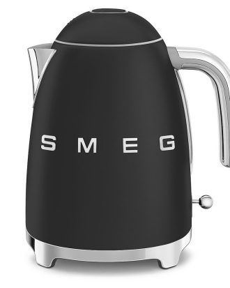 Smeg Vattenkokare 1,7 L Mattsvart - Vattenkokare Rostfritt Stål Mat Black