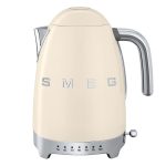Smeg Vattenkokare Med Variabel Temperatur 1,7 L - Vattenkokare Rostfritt Stål Cream