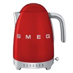Smeg Vattenkokare Med Variabel Temperatur 1,7 L - Vattenkokare Rostfritt Stål Röd