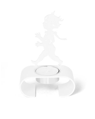 Solstickan Värmeljushållare Silhuett - Ljusstakar Stål Vit