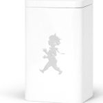 Solstickan Teburk Högblank - Förvaringsburkar & lock Plåt Vit