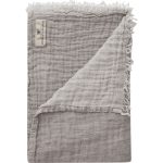 Spirit Of The Nomad Linen Pläd 130x170 Cm Misty Grey/ - Plädar & Filtar Linne Off-White