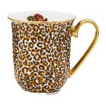 Spode Creatures Of Curiosity Mugg 34 Cl - Kaffekoppar Porslin Leopard