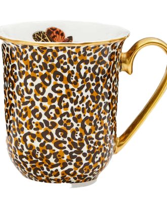 Spode Creatures Of Curiosity Mugg 34 Cl - Kaffekoppar Porslin Leopard