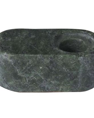 Spring Copenhagen Ovaali Ljuslykta - Ljuslyktor Marmor Grön