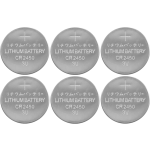 Star Trading Cr2450 Batterier 6-pack - Övriga lamptillbehör Silver