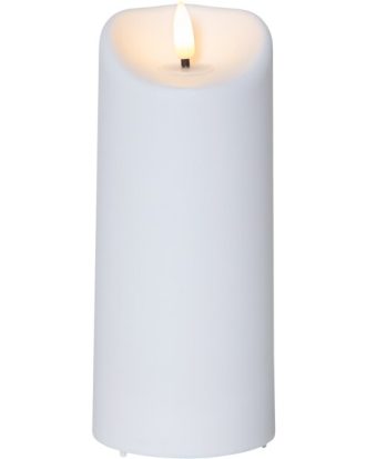 Star Trading Flamme Led Blockljus Utomhus 180 Mm - LED-ljus Plast Vit