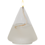 Star Trading Flamme Float Ljuslykta - LED-ljus Glas Klar