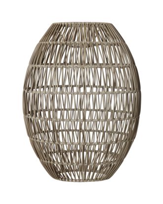 Star Trading Linde Lampskärm 40 Cm Grå - Utomhusbelysning Rotting Beige