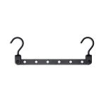 Steamery Space Saving Hanger Galge - Krokar & Galgar Pulverlackerad Aluminium Svart