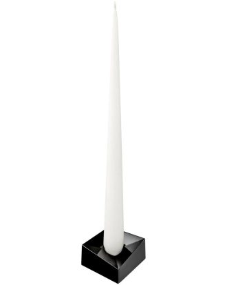 Stoff Nagel Reflect Ljushållare Stor Svartkrom - Ljusstakar Nickel Svart Krom