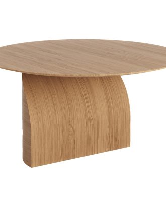 Swedese Savoa Soffbord Ø84 Cm - Soffbord Ek Oljad Ek