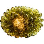 Tadé Grape Bordslampa Small - Lampskärmar Handblåst Glas Grön