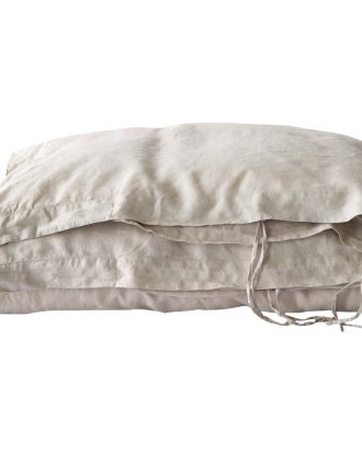 Tell Me More Påslakan 240x220 Cm - Påslakan Linne Varmgrå