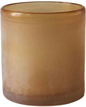 Tell Me More Frost Ljuslykta S - Ljuslyktor Glas Amber